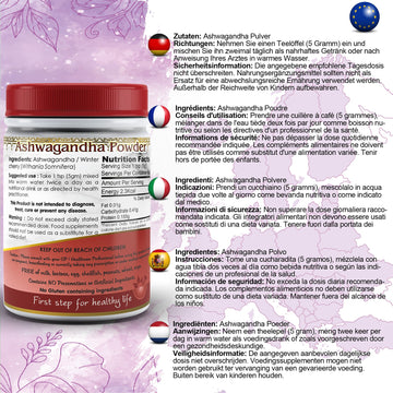 Poudre d'Ashwagandha