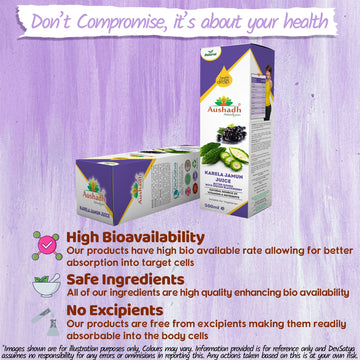 Jamun Karela Juice 500mL (Indian Blackberry with Bitter Gourd)