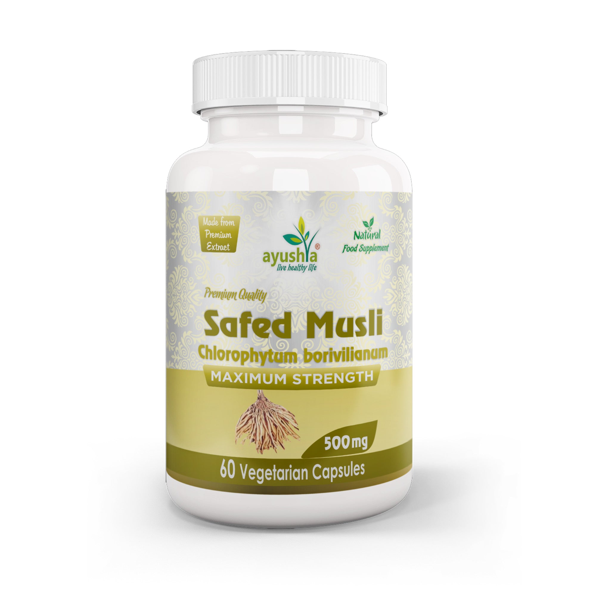 chlorophytum borivilianum buy Ayushya Safed Musli Capsules