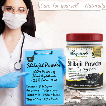 Pure Himalayan Shilajit Powder Fulvic Acid Humic Acid and Minerals 3.5 Oz (100g)