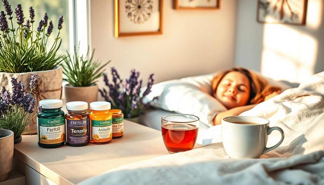 Unlock Peaceful Slumber: Top 5 Herbal Supplements for Natural Stress Relief and Better Sleep