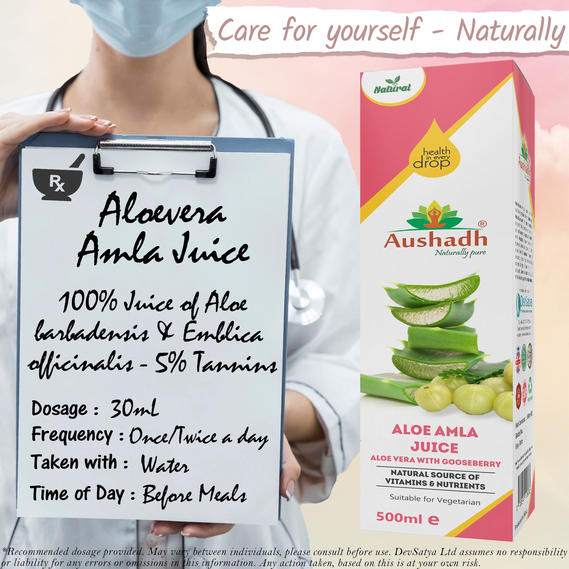 Aloevera Amla Juice Aloe Vera with Gooseberry Prescription