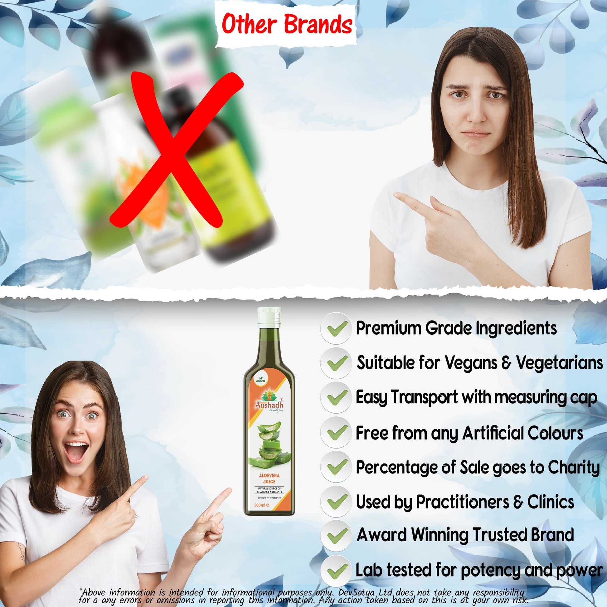 Aloe Vera Juice Product Compare