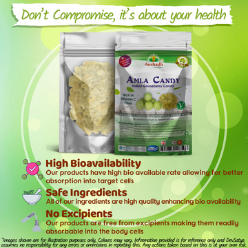 Bonbons aux fruits Amla (groseille) 250gr