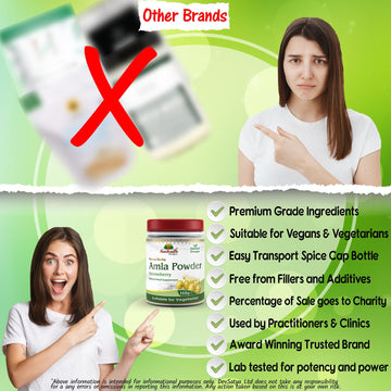 Poudre de fruit Amla (groseille)