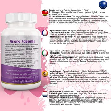 Arjuna Capsule EU Certified