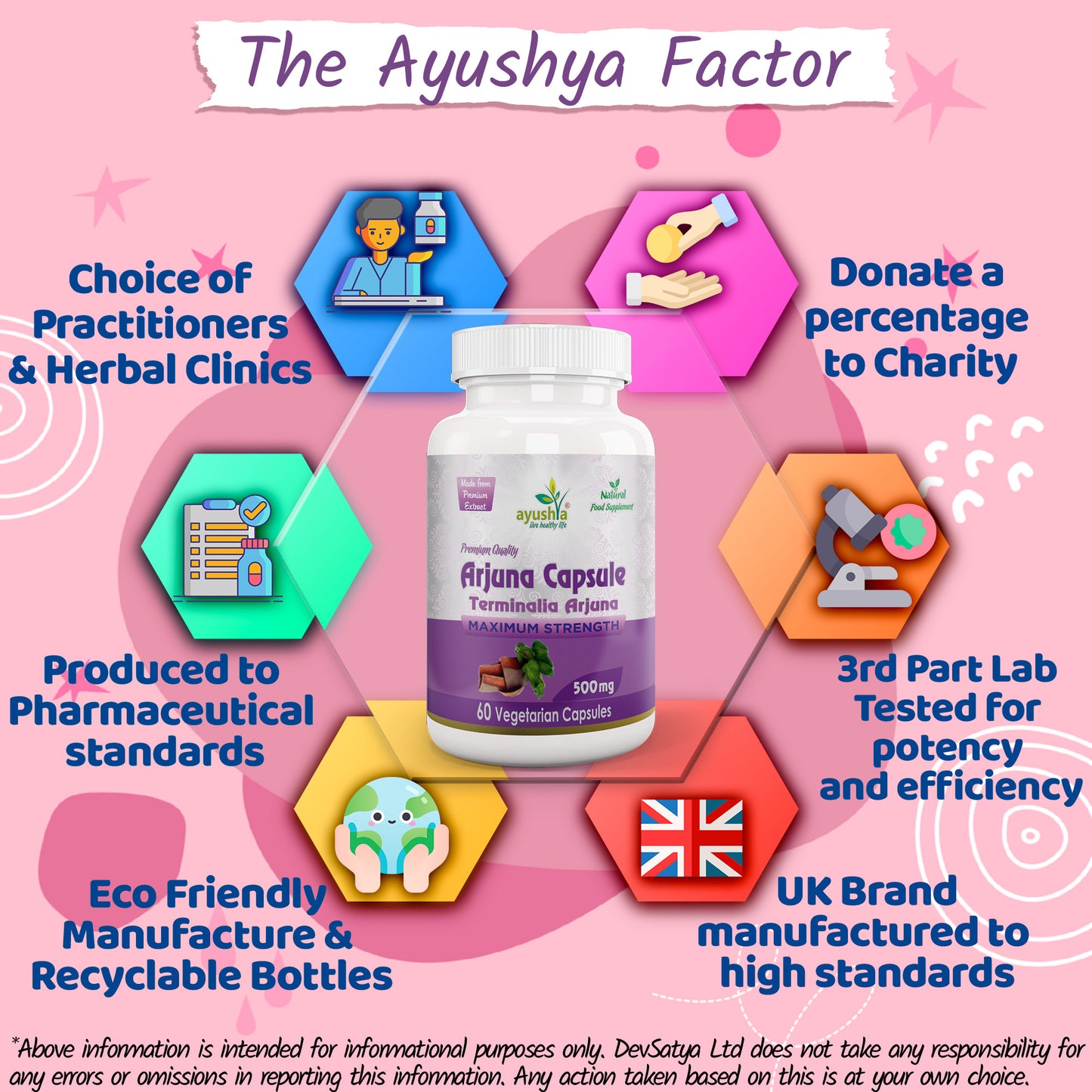 Arjuna CapsuleWhy DevSatya Aushadh Ayushya DvyaHerb