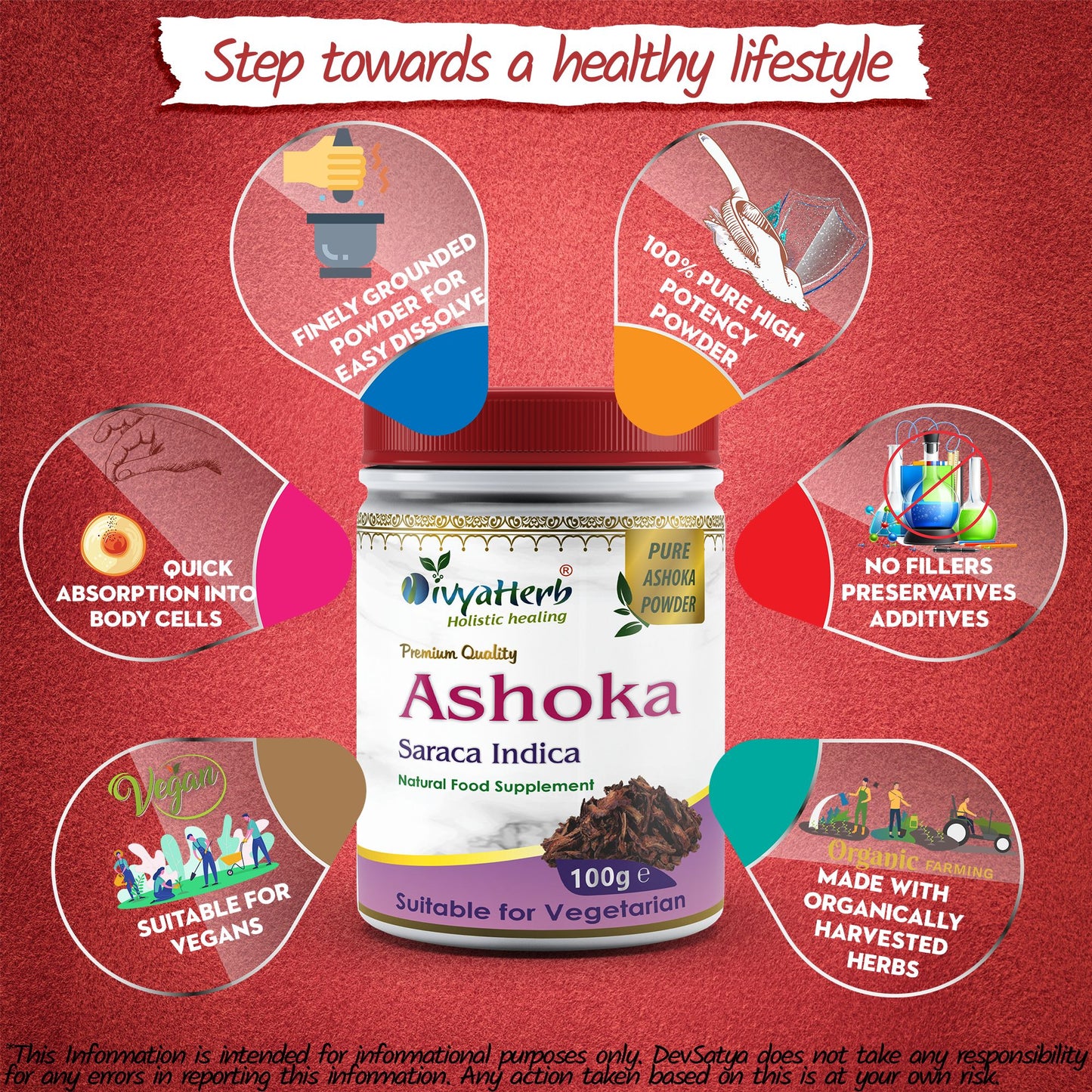 Ashoka Powder Potency Organic