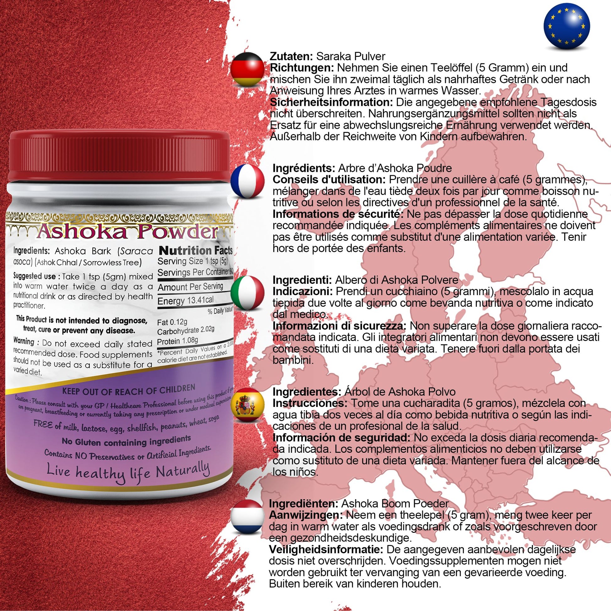 Ashoka Powder EU Certified