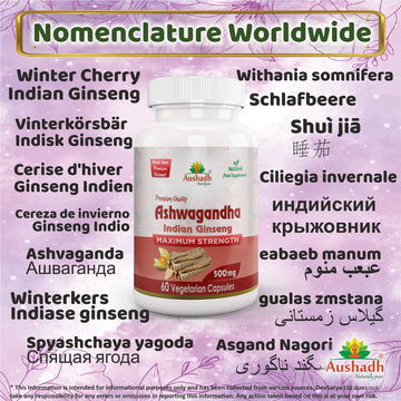 Ashwagandha Capsule Synonyms Vernacular Names