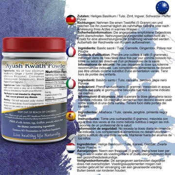 DivyaHerb Ayush Kwath Powder 100 gram - Seasonal Wellness Support