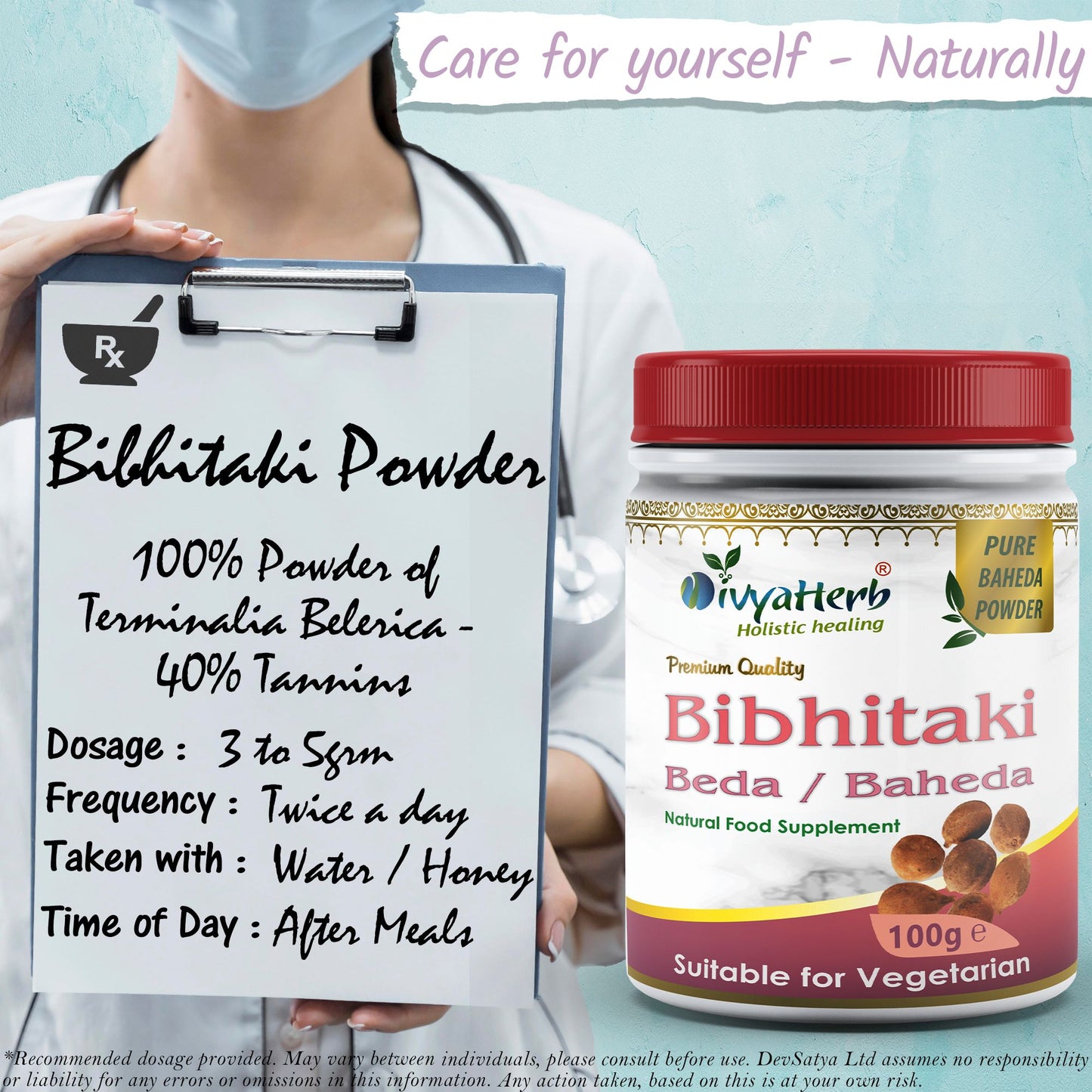 Bibhitaki Fruit Powder Prescription