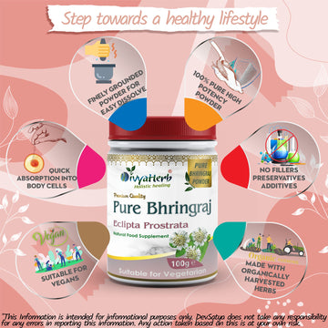 Pure Bhringraj Powder Potency Organic