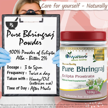 Poudre pure de Bhringraj