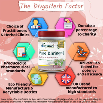 Poudre pure de Bhringraj