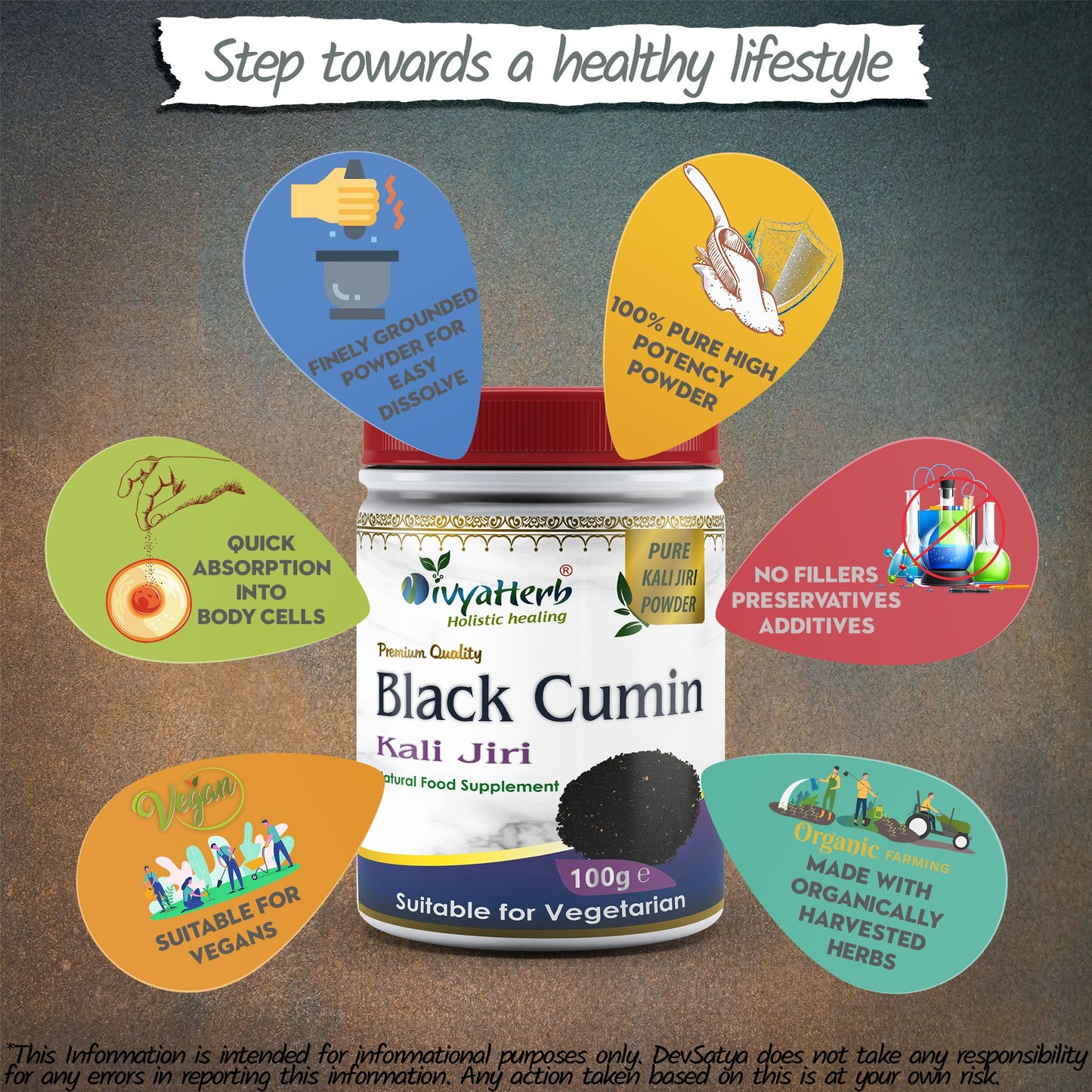 Black Cumin Kali Jiri Powder Potency Organic