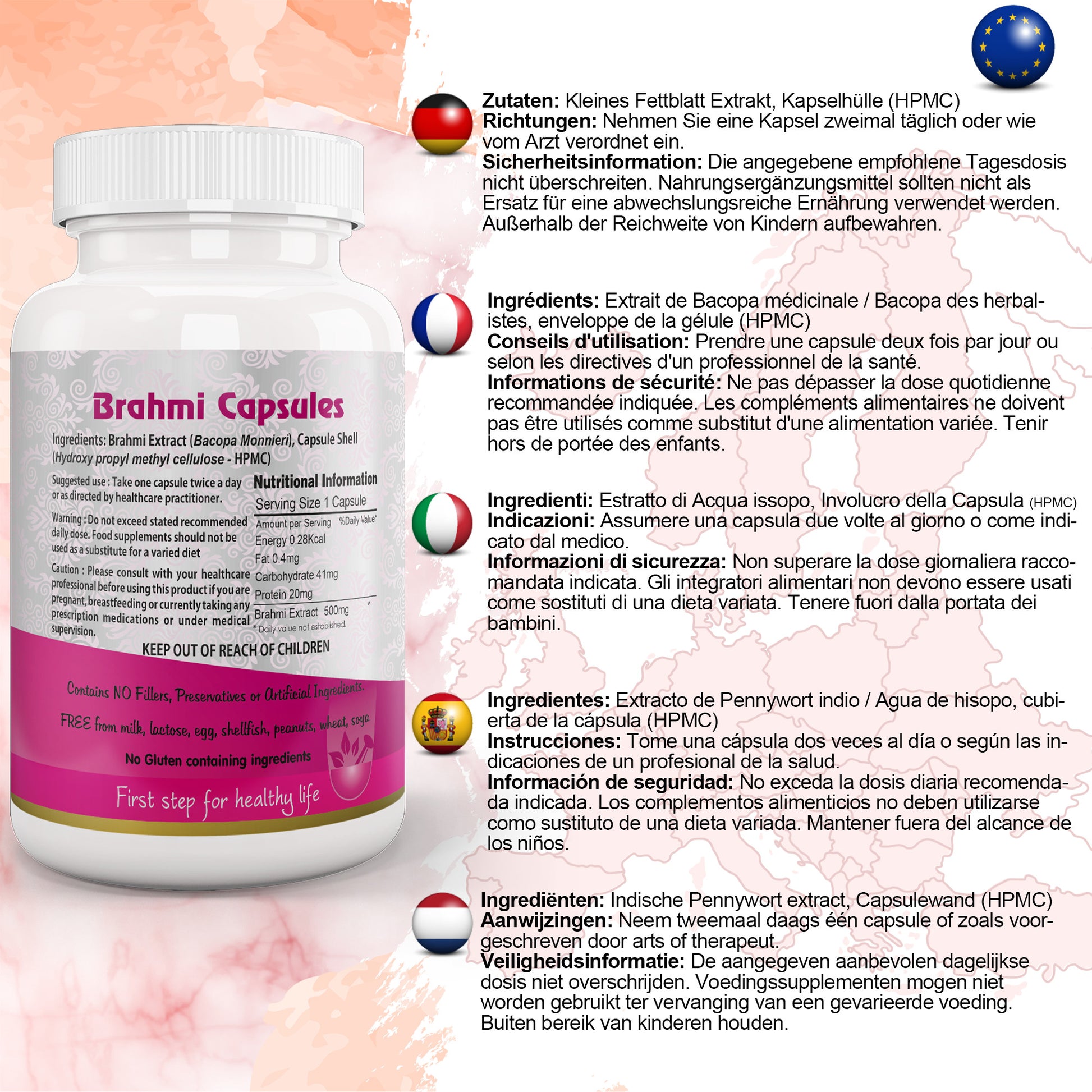 Brahmi Capsule EU Certified