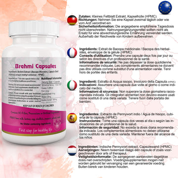 Brahmi Capsule EU Certified