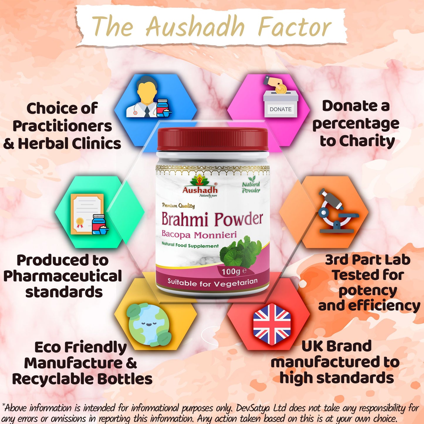 Brahmi Powder Why DevSatya Aushadh Ayushya DvyaHerb