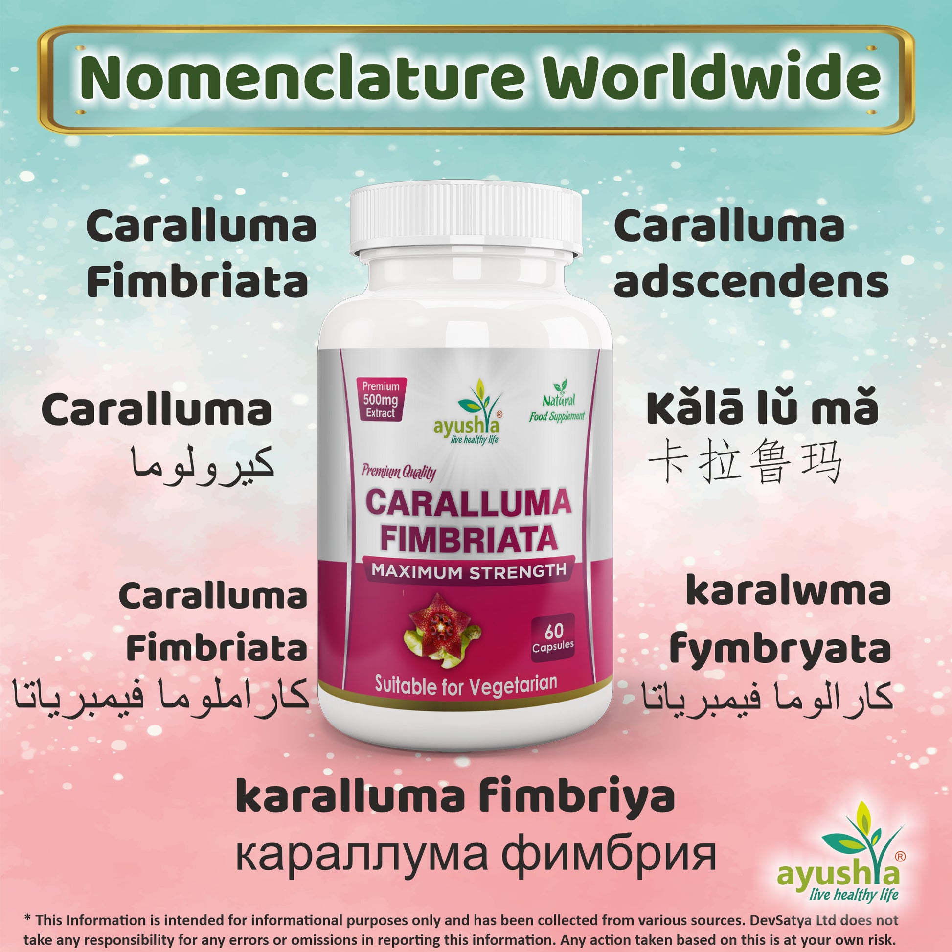 Caralluma Fimbriata Capsule Synonyms Vernacular Names