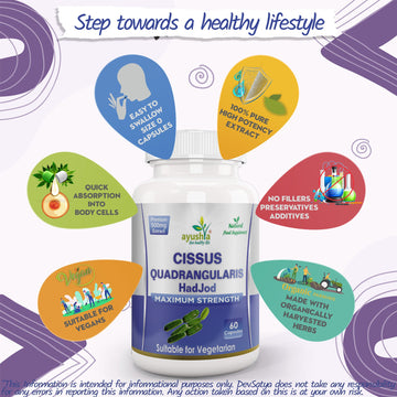 Gélule Cissus Quadrangularis (HadJod)