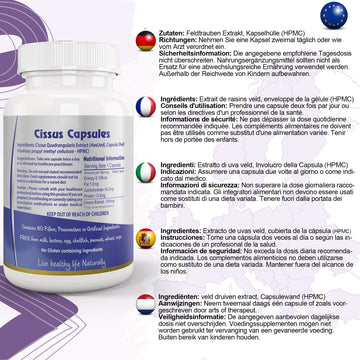 Cissus Quadrangularis HadJod Capsule EU Certified