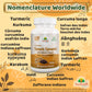 Curcumin Turmeric Capsule with Piperine Synonyms Vernacular Names