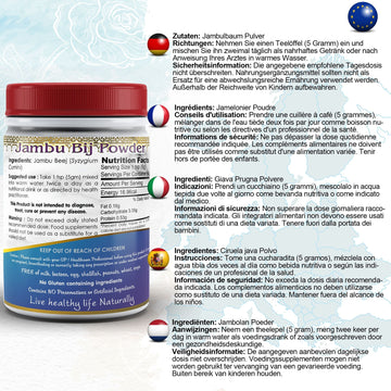 DivyaHerb Jambu Bij Powder 100 gram - Daily Wellness Support