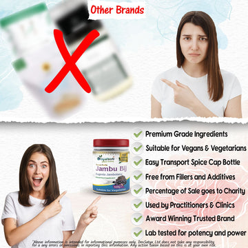 DivyaHerb Jambu Bij Powder 100 gram - Daily Wellness Support