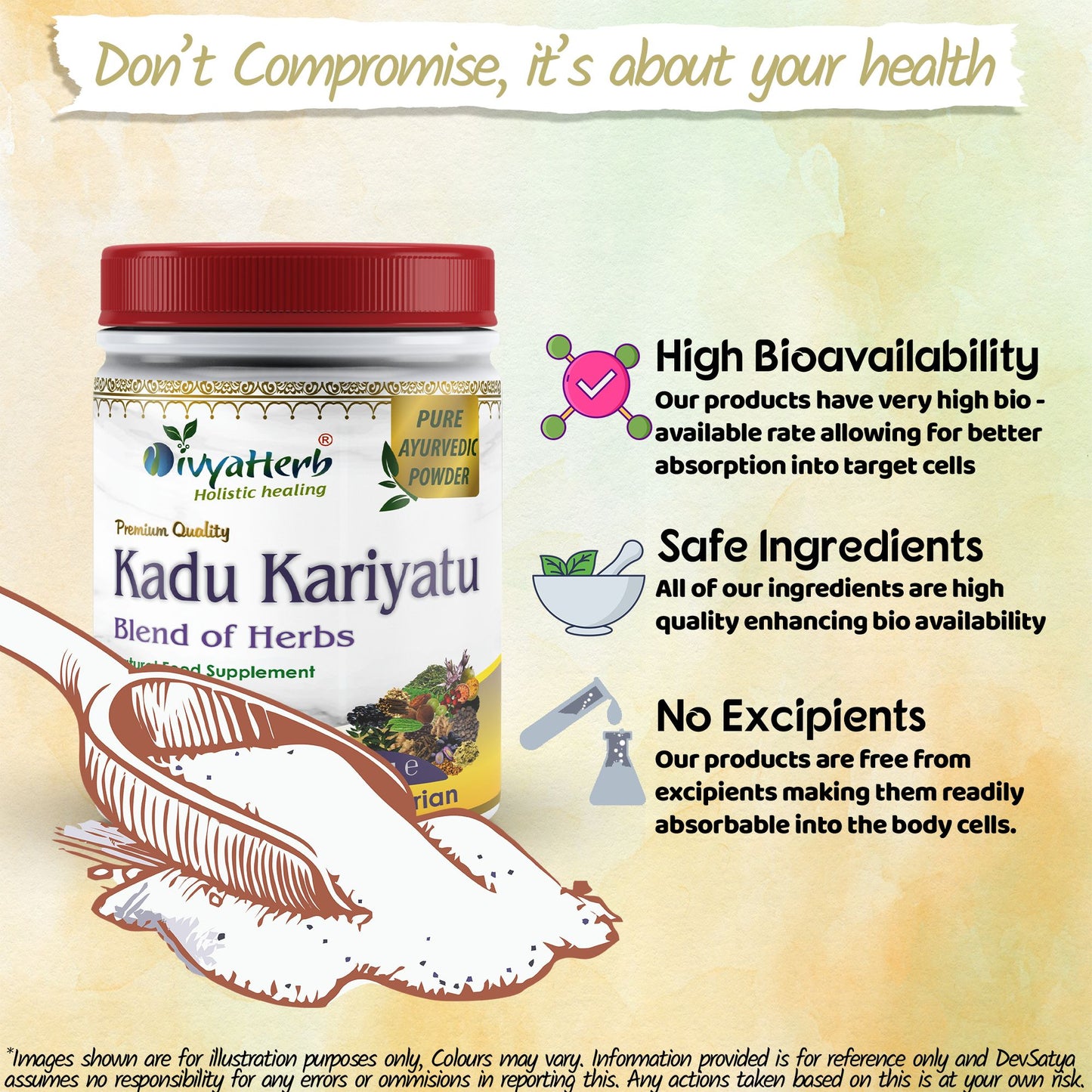 Kadu Kariyatu Powder Bioavailability