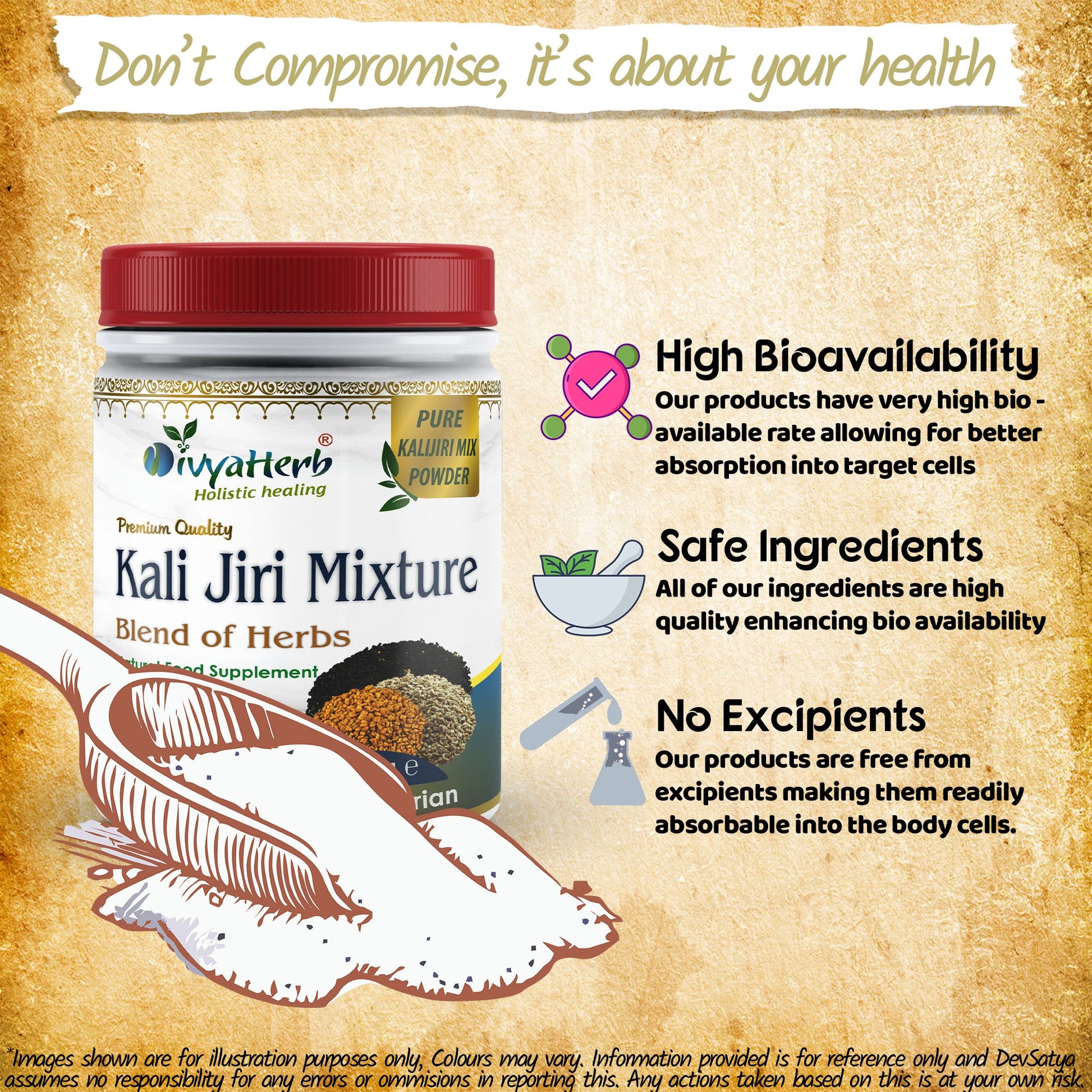 Kali Jiri Mixture Powder Bioavailability