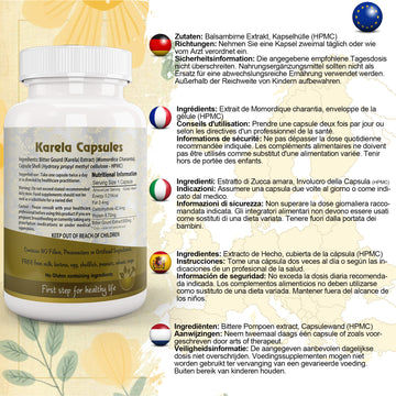 Bitter Gourd Karela Capsule EU Certified