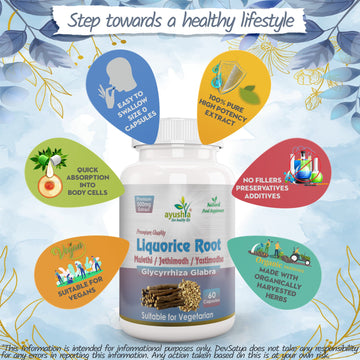 Capsule de racine de réglisse (Yastimadhu - Mulethi - Jethimadh)