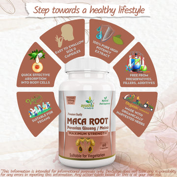 Maca Root Capsule Potency Organic