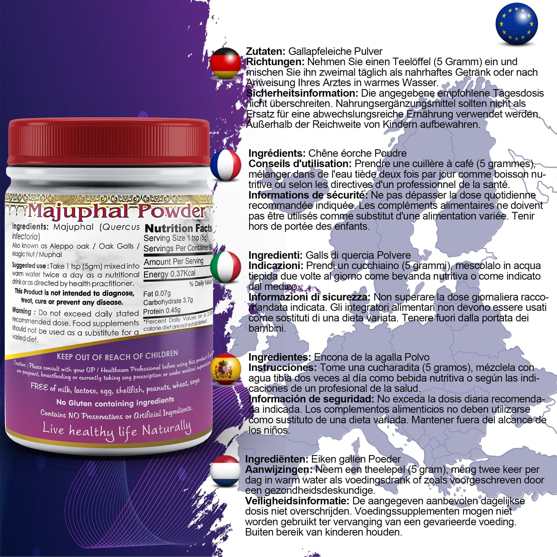 Majuphal Katalu Mayu Powder EU Certified