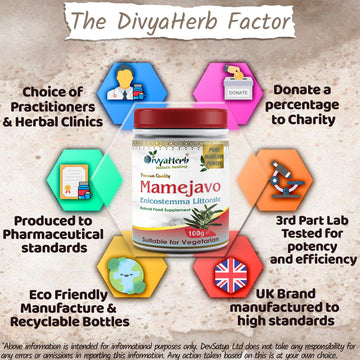 DivyaHerb Mamejavo Powder 100 gram - Daily Wellness Support