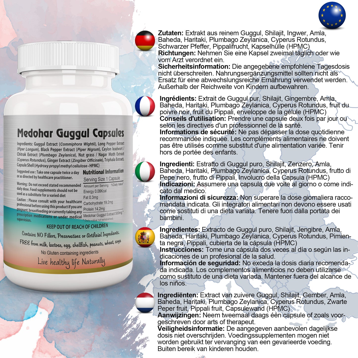 Medohar Guggul Capsule EU Certified