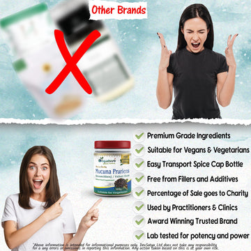 Polvo de mucuna pruriens