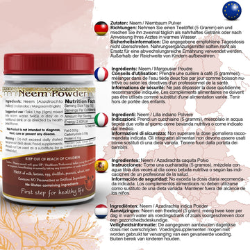 Aushadh Neem Powder 100 gram - Healthy-Looking Skin Support