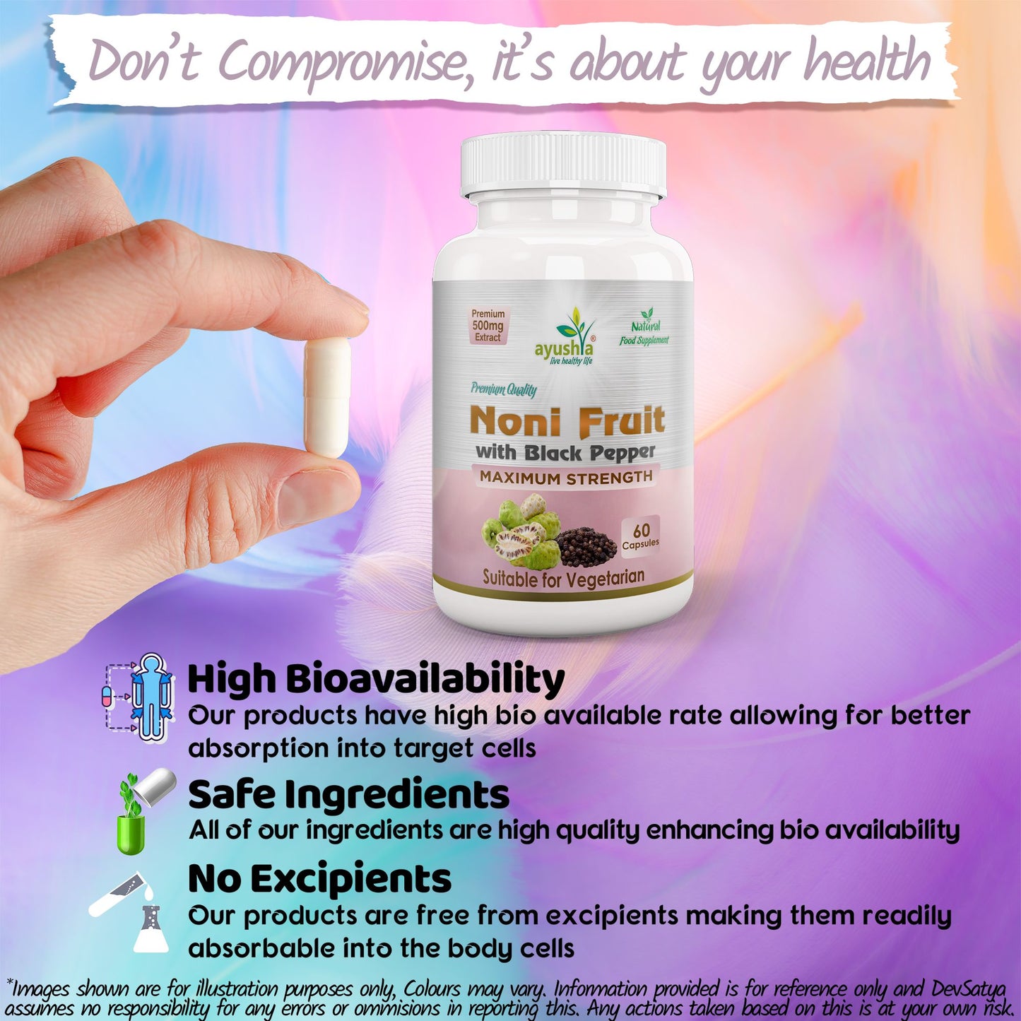 Noni with Black Pepper capsule Bioavailability