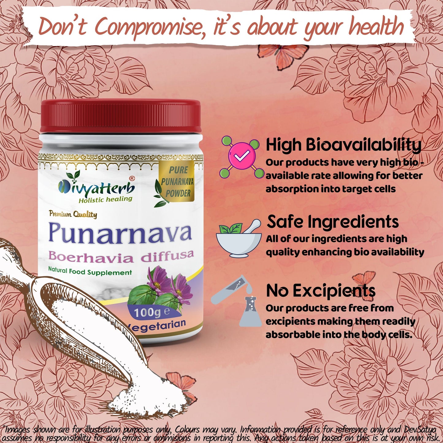 Punarnava Powder Boerhavia Diffusa Bioavailability