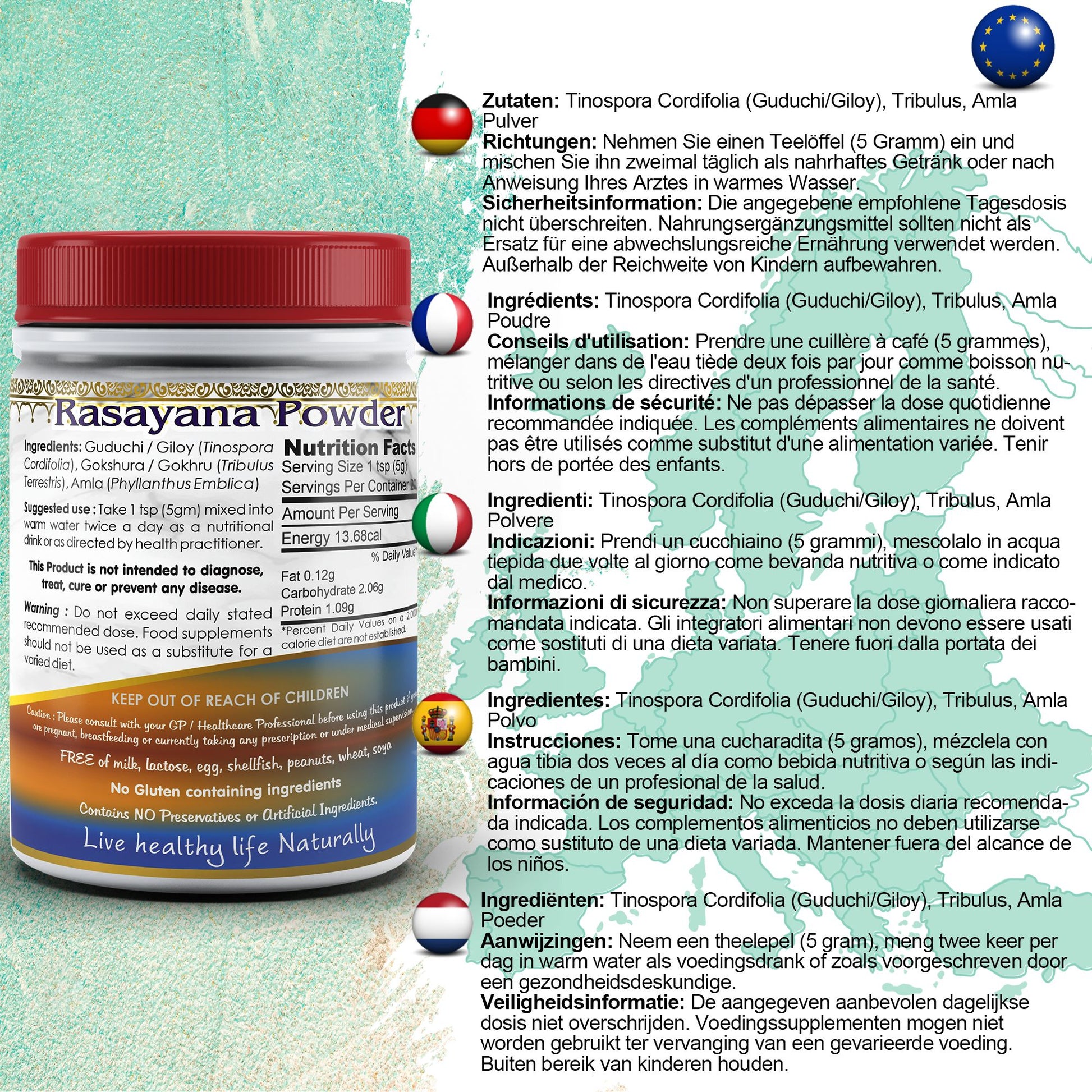 Rasayana Powder EU Certified