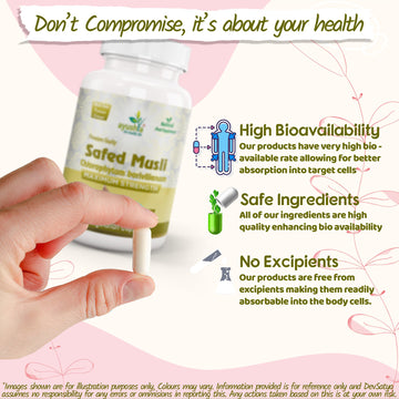 Capsule Musli de Safed (Chlorophytum Borivilianum)