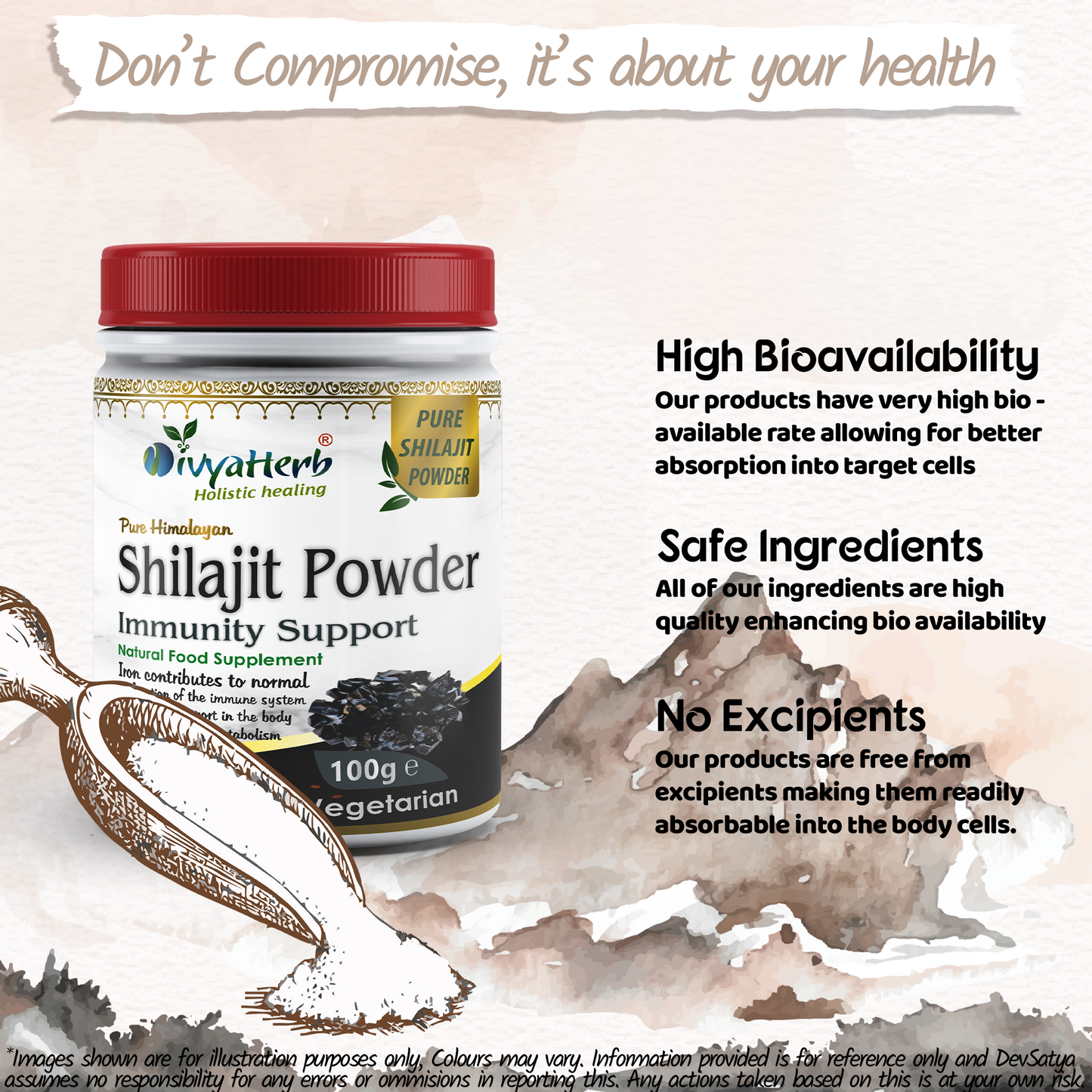 Pure Himalayan Shilajit Powder Fulvic Acid Humic Acid and Minerals Bioavailability