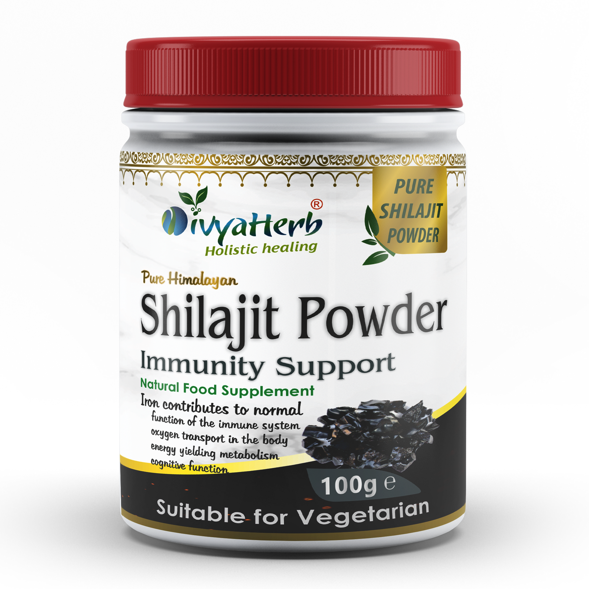 Pure Himalayan Shilajit Powder Fulvic Acid Humic Acid and Minerals