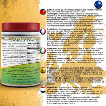 Sitopaladi Powder EU Certified