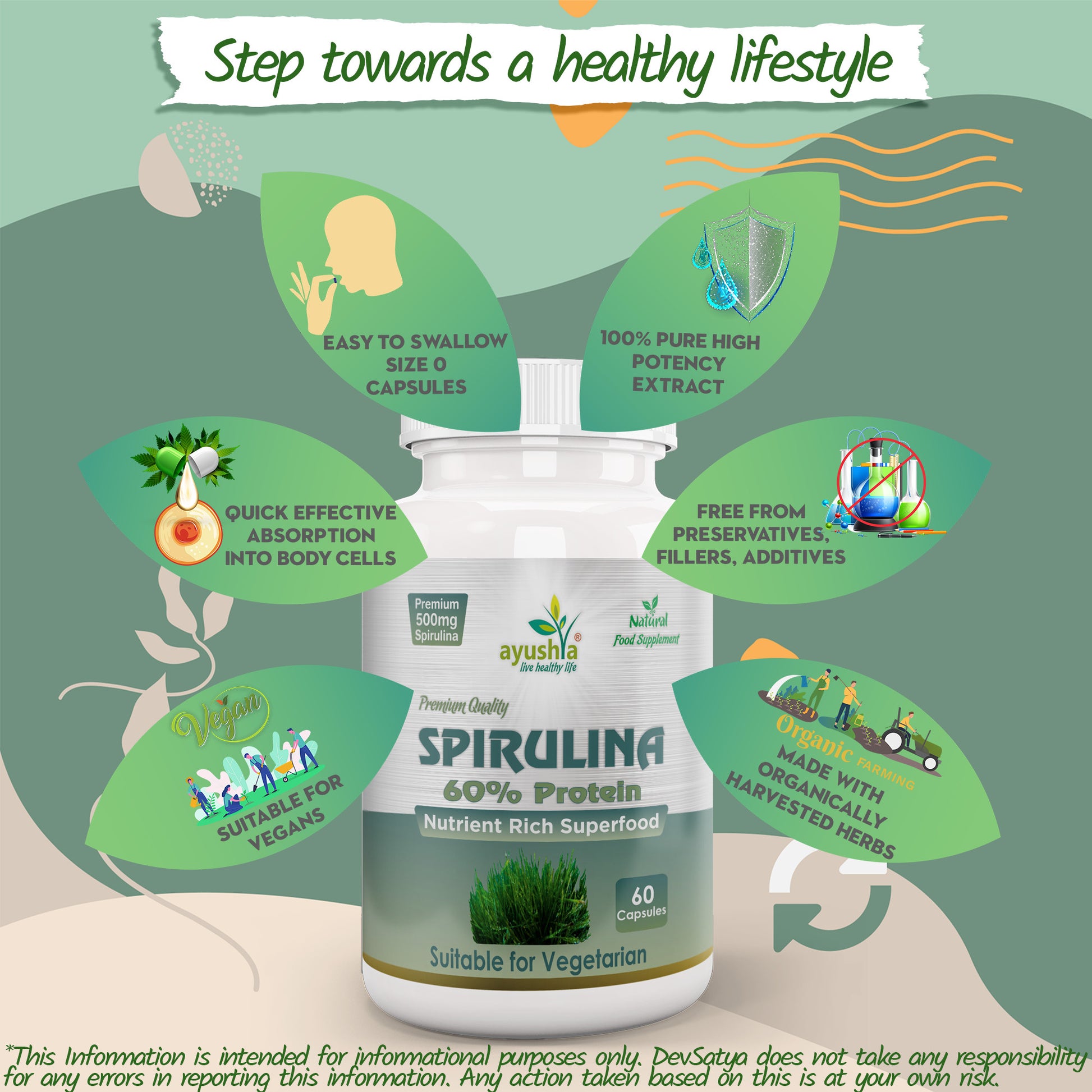 Spirulina Capsule Potency Organic