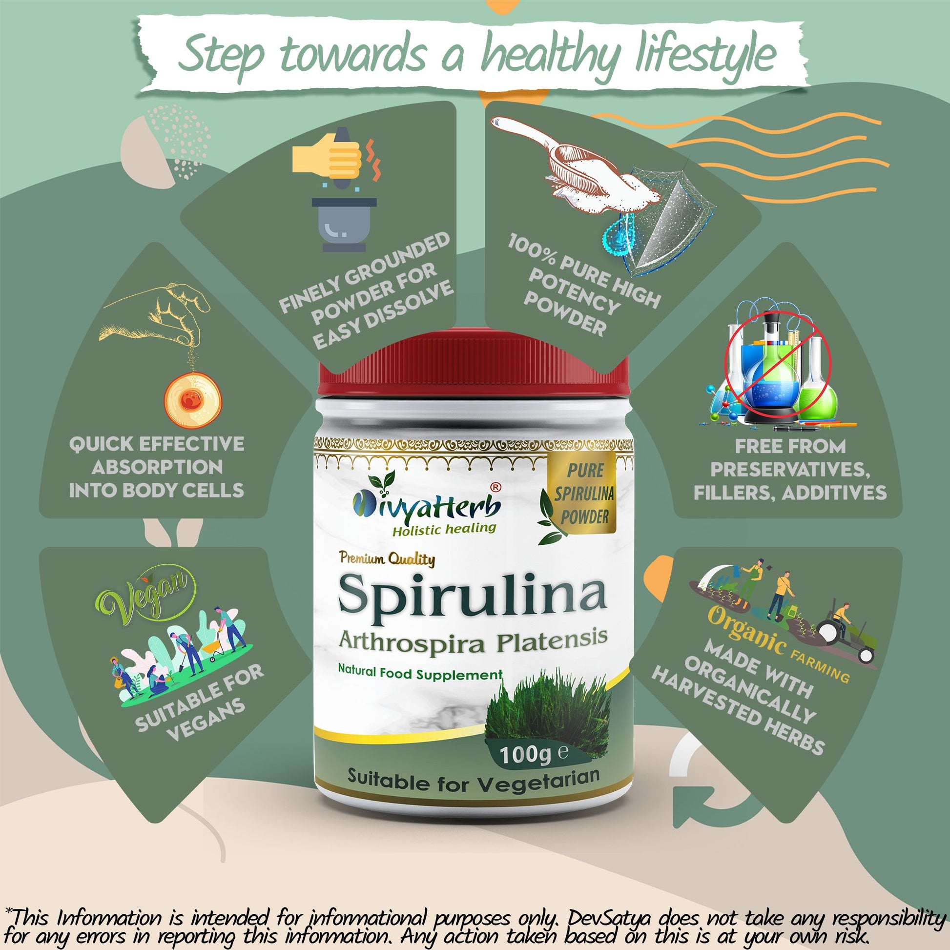 Spirulina Powder Potency Organic