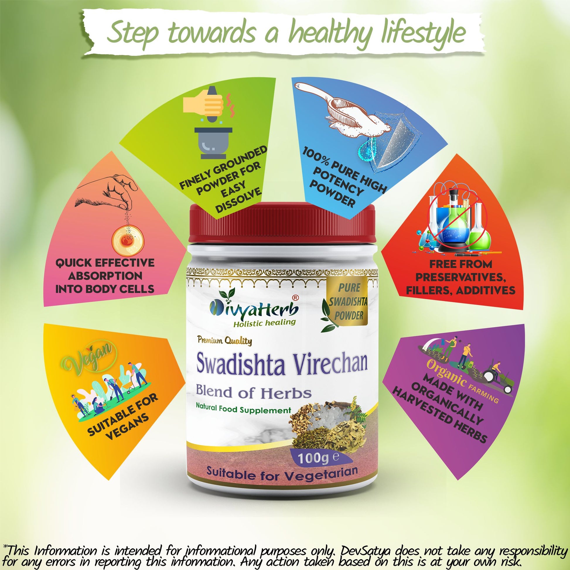 Swadista Virechan Powder Potency Organic