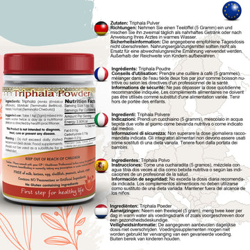 Triphala Powder EU Certified